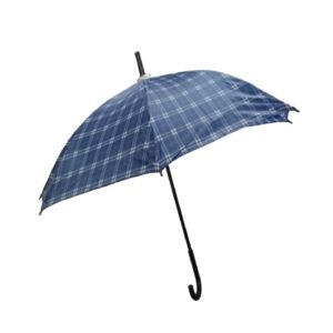 Umbrella Checked J Handle (Medium Size)