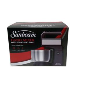 Sunbeam Del S/S Hand Mixer ;Stand+ Bowl