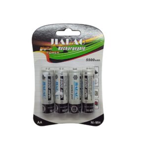 Jiabao Aa Rechargeable Battery 4Pc 5500Mah