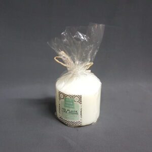 Candle Pillar Rnd White