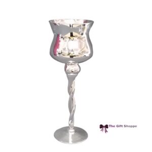 Chrome Candle Holder Home Decor