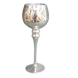 Silver Candle Holder 35Cm