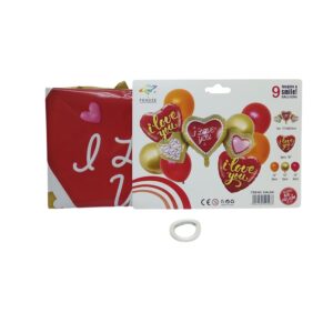 Valentines Balloon 9Pc