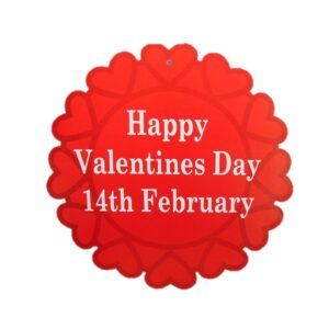 Large Valentine Display Board Round