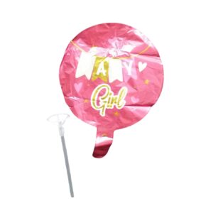 Balloon W/Stick Baby Girl