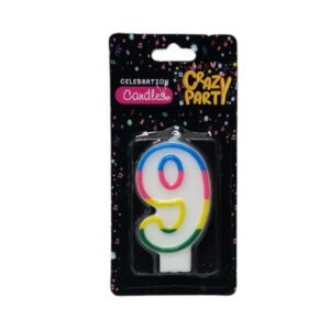Birthday Candles Single No 9