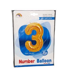 Balloon Gold 3 106Cm