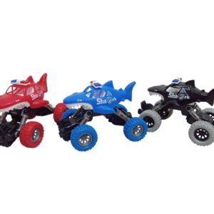 Shark Dual Pull Back Climbing Police