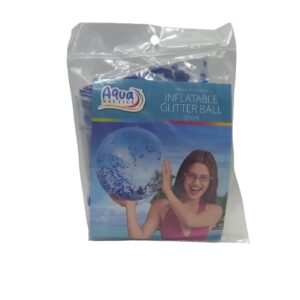 Aquanautics Glitter Ball Blue 35Cm