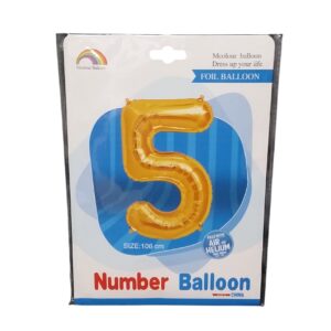 Balloon Gold 5 106Cm