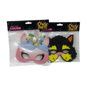 Party Mask Animal 6Pc