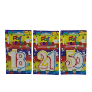 Party Candles (Assorted Numbers)