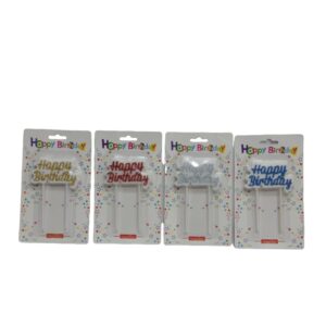 Cake Toppers Candle (Happy Birthday)