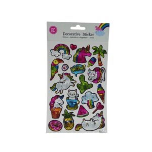 Laser Unicorn Stickers