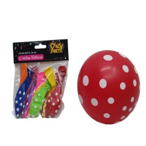 Balloons 12Pc Polka Dot