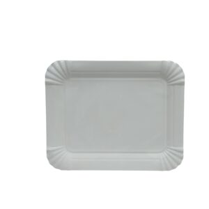 White Rectangle Paper Plate 16X20 10Piece