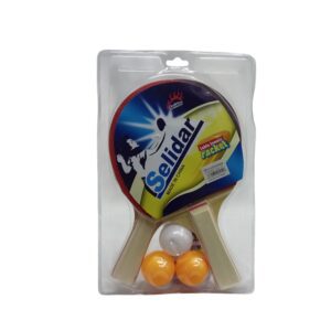 Table Tennis Racket +Ball Set 5Pc
