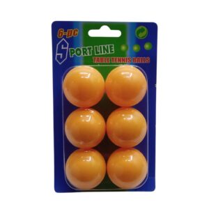 Table Tennis Balls Orange 6Pc