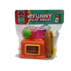 Boys Play Set Toaster Set 8Pc Toy