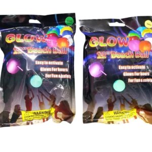 Glow Beach Ball 30Cm