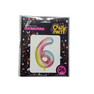 Balloon Helium Foil Rainbow 65Cm No 6