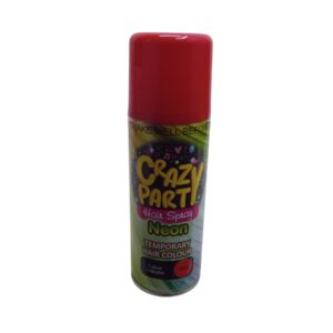 Party Spray Hair Neon Red