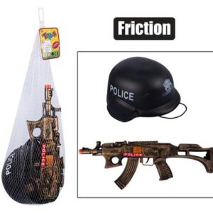 Gun Rifle 49Cm W/Helmet