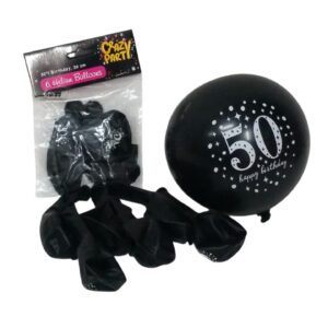 Balloons Milestone 50 (6 Helium Balloons)