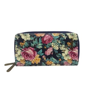 Cotton Road Ladies 2 Zip Floral Wallet