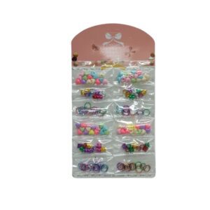 Hair Beads / Rings Asst (Completed Card)