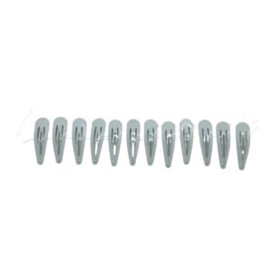 White Clips For Hair 12Pack