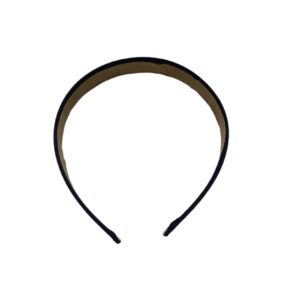 Navy Blue Wide Satin Alice Band