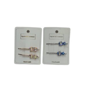 Silver / Gold Hair Clip 2Pc Asst